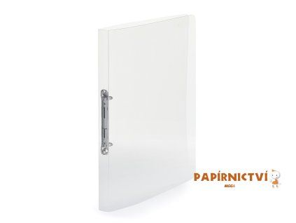 Pořadač PP A4 2kr. Lines čirá 2-161
