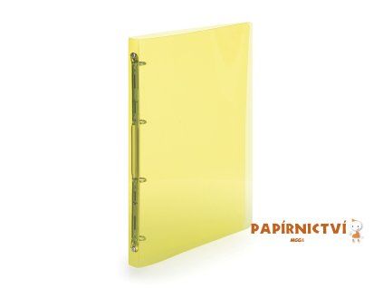 Pořadač PP A4 4kr. Lines žlutá 2-146