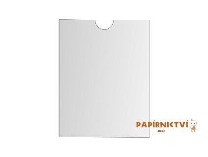 Průhledný obal 85x115 mm časová jízdenka, 120mic. 2-016