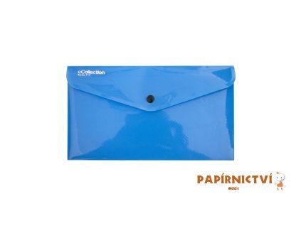 Psaníčko s drukem DL eCollection modrá 2-625