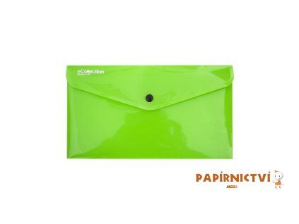 Psaníčko s drukem DL eCollection zelená 2-626