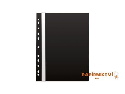 Rychlovazač A4 PP eurozávěs černá 2-414