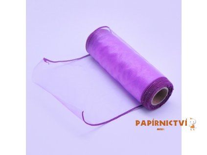organza obsita s15cm 9m fialova