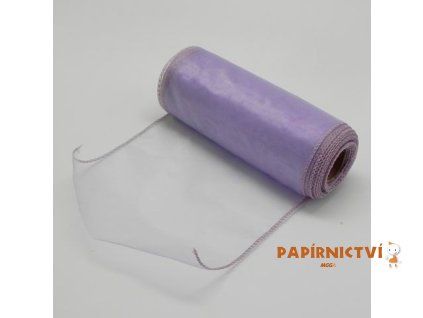 organza obsita s15cm 9m fialova