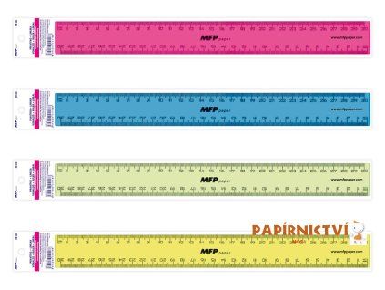 Pravítko 30 cm barevné 5310111