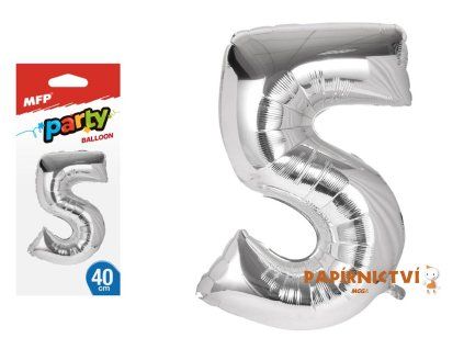 Balónek nafukovací fóliový 40cm č.5 8000138