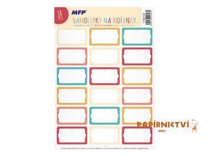 Samolepky na kořenky MFP  2 1160102