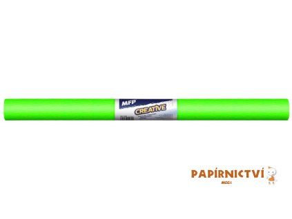 Krepový papír role 50x200cm neon zelený 5811369