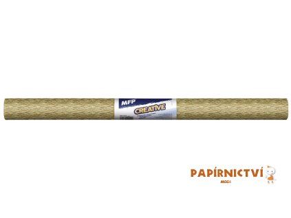 Krepový papír role 50x200cm zlatý 5811372