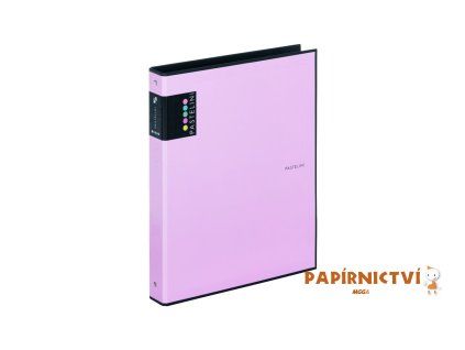 Pořadač A4 lamino R25-4kr. PASTELINI fialový 7-279