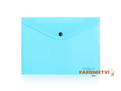 Psaníčko s drukem A5 PASTELINI modré 2-650