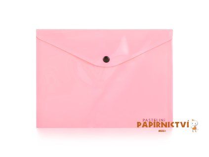 Psaníčko s drukem A5 PASTELINI růžové 2-651