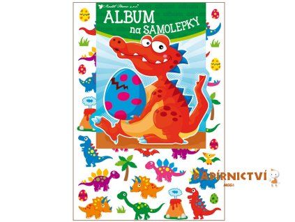 Album na samolepky hologram DINOSAUŘI