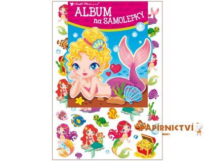 Album na samolepky hologram MOŘSKÉ PANNY