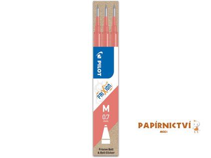 Náplň pro Roller FriXion Ball, 0.7, 3 ks, (M) střední, korálová