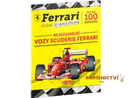 ferrari sportovni vozy kniha samolepek 982980 13