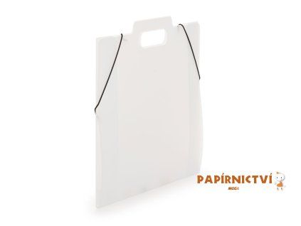 3 klopá sloha na výkresy A3 PP Opaline Frosty čirá 2-770