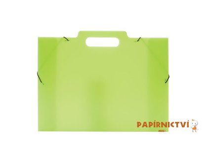 3 klopá sloha na výkresy A3 PP Opaline Frosty zelená 2-773