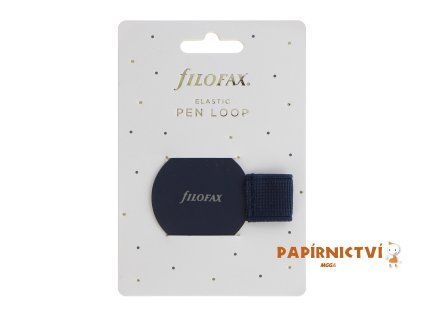 Filofax nalepovací elastické poutko na pero, Charcoal