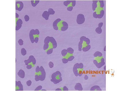 Hevábný papír 50x70cm, 5ks, acid Leo, purple