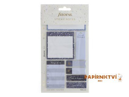 Filofax, Lepící bločky Indigo, multi-fit