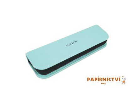 Studentský penál PASTELINI zelená 9-24923