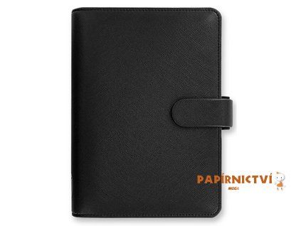 Filofax diář Saffiano, osobní, černá