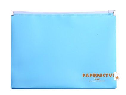 Spisové desky CONCORDE se zipem A5, pastel modrá A80084