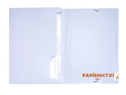 Desky na dokumenty CONCORDE s gumou A4, 13 kapes, bílá A80180