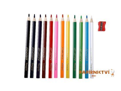 Pastelky CONCORDE Jumbo trojhranné 12 ks A1125