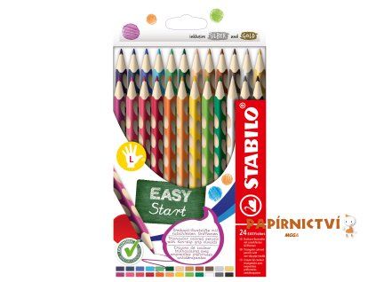Pastelky STABILO EASY colors L 24ks 331/24