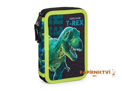 Penál 2 p. prázdný Premium Dinosaurus 1-55624