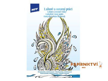 Omalovánky antistresové Labutě a ostatní ptáci 210x290mm/32s 5301181
