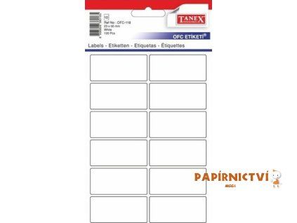 Etikety v sáčku 23 x 50 120ks OFC-118