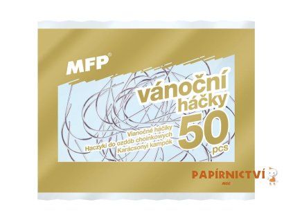 Háčky vánoční 50ks 8885398