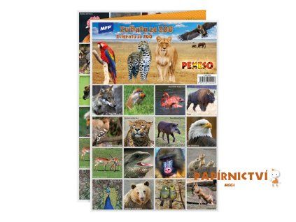 Pexeso MFP 3xA4 Zvířátka v ZOO 5300896