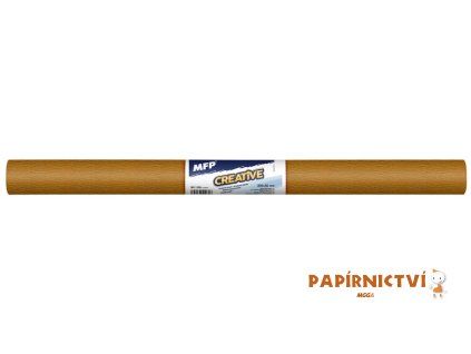 Krepový papír role 50x200cm hnědý světlý 5811356