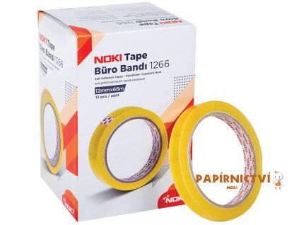 NOKI Lepicí páska kancelářská 12mm x 66m