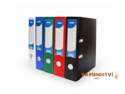 NOKI Pořadač A4-PP 8cm zelený