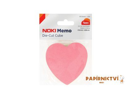 NOKI Bloček MEMO "srdce" 75x75, 80l