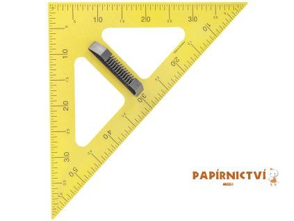 WISSNER, Trojúhelník na tabuli 45 stupňů, 60 cm, žlutá