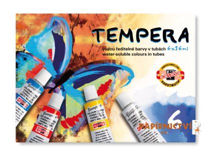 Barvy 162547/6 MOTÝL temperové 016254700000