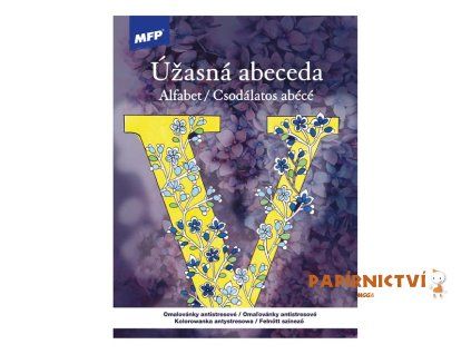 Omalovánky antistresové Úžasná abeceda 210x290mm/32s