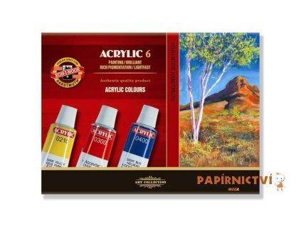 Souprava barvy 162701/6 akrylové 16 ml 016270100000
