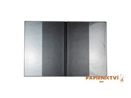 Sloha A4 SPORO boční kapsa plast - černá 5-412X