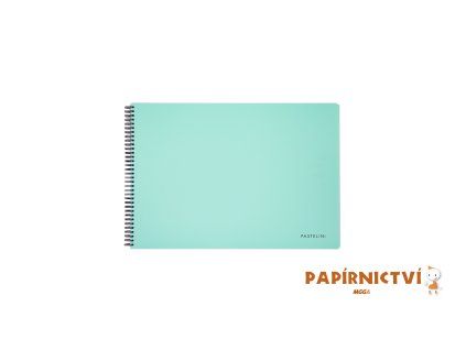 Skicák A4 tw,40 listů, 190g PASTELINI zelená 6-96724