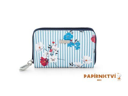 Dámská peněženka MONY S Navy Flowers9-25821