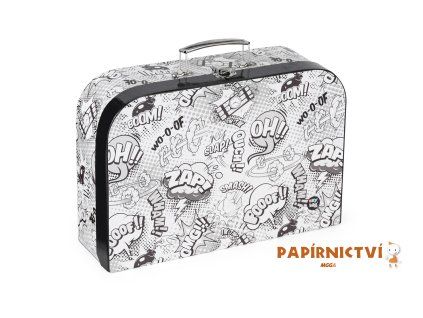 Kufřík lamino 34 cm Komiks White 6-07725