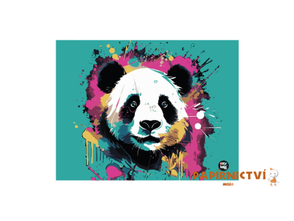 Ubrus do výtvarné výchovy 65x50cm Panda 7-49625