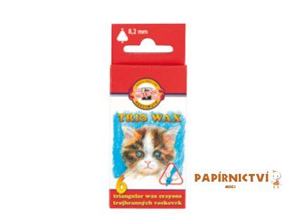 Voskovky trojhranné tenké 8271/6 8271006010KS